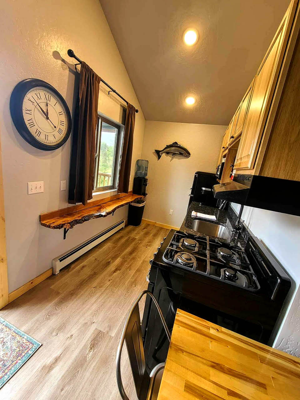 Alternate View of Kitchen inside Cabin